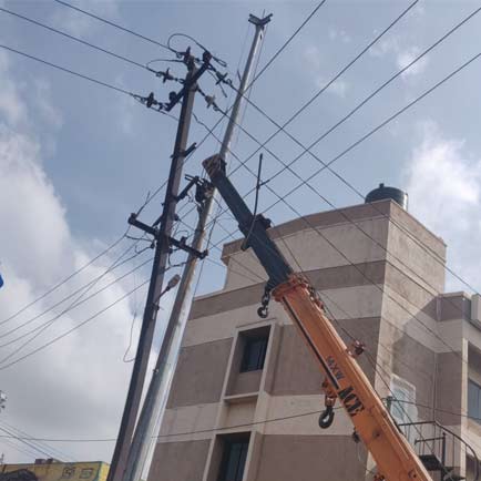 high mast pole supplier in Chennai